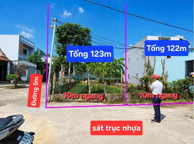 💝2 LÔ LỆ SƠN NAM--gi.á 1tỷ590/lô khu vực Chợ Lệ Trạch – Đà Nẵng💝