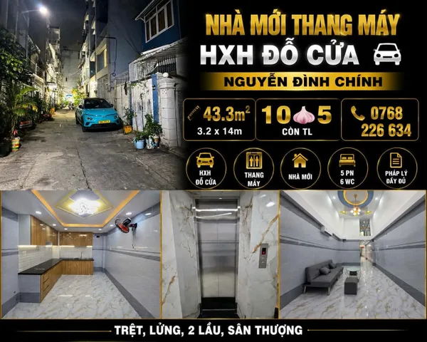 Bán Nhà riêng 44m2 có sẵn 44 m2 thổ cư giá 10.5 tỷ tại - Chọn - Phường 09 Quận Phú Nhuận TP. Hồ Chí Minh