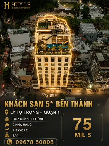 Khách Sạn 5S (La Siesta Premium Saigon) 180-188 Lý Tự Trọng Bến Thành Quận 1
