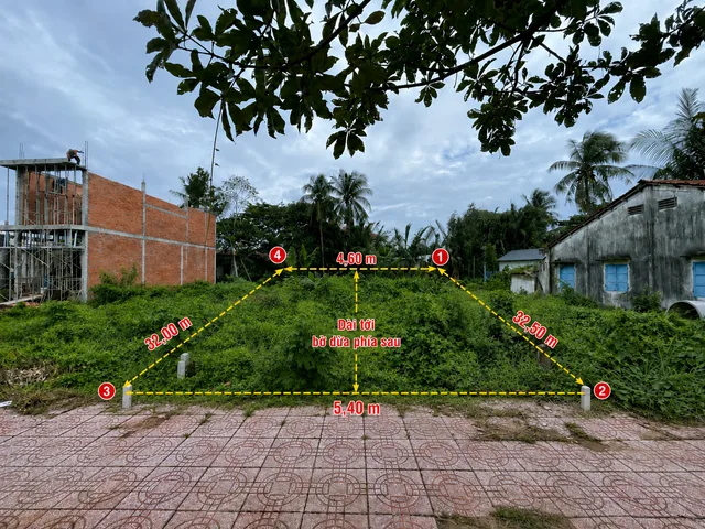 Bán Đất 160.8m2 có sẵn 160.8 m2 thổ cư giá 2.2 tỷ tại Đường Trần Văn Nam Phường 3 Thành phố Tân An Long An