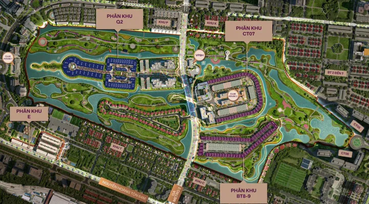 Bán dự án siêu biệt thự The Windsor Collection, top 1 Ciputra, 380m2 view hồ chỉ 205 tỷ
