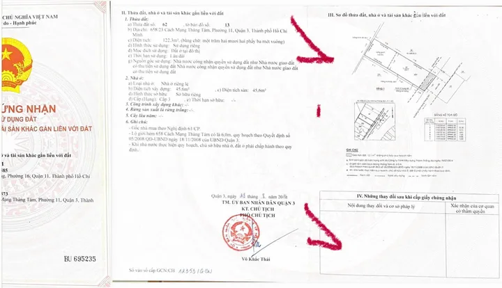 Bán Nhà Hẻm 658/23 Cách Mạng Tháng 8, P.11, Q3