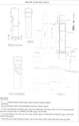 Bán Nhà Mặt Tiền 104 Chu Văn An, P26, Bình Thạnh