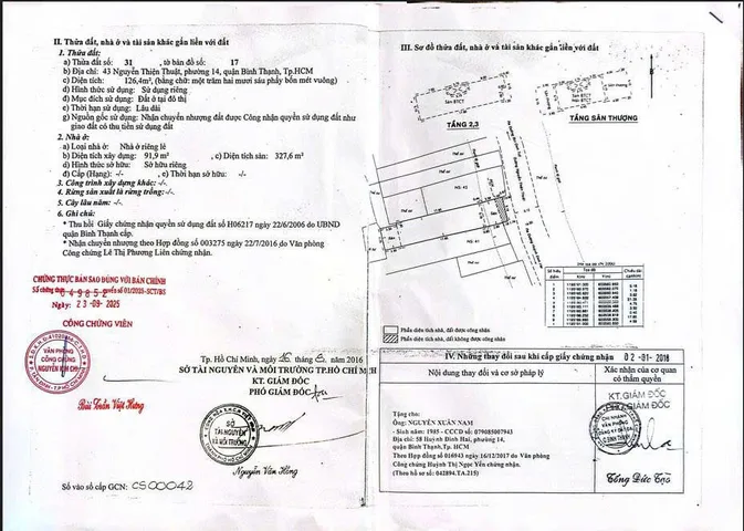 Bán Nhà Mặt Tiền 43 Nguyễn Thiện Thuật, P14, Bình Thạnh