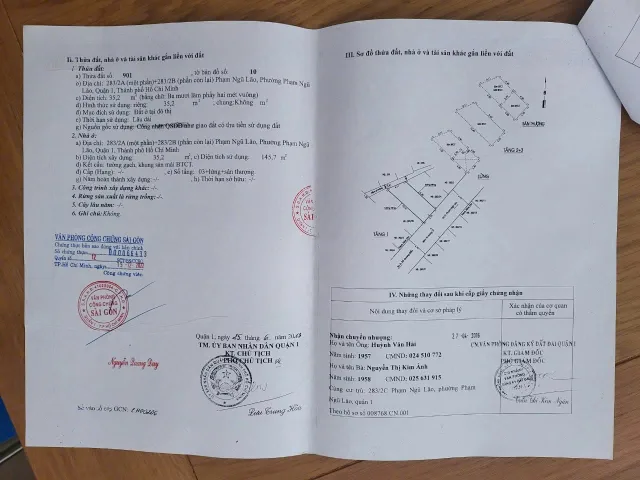 Bán Nhà Hẻm 283/2B-2C Phạm Ngũ Lão, Phạm Ngũ Lão, Quận 1