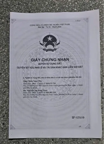 Bán Nhà Mặt Tiền 84A Nguyễn Đình Chiểu, Đa Kao, Quận 1