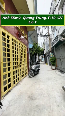 Bán nhà Quang Trung, Gò Vấp - Ngay Vincom, sát cầu vượt Ngã 6 - 35m2 - Giá chỉ 3,6 tỷ