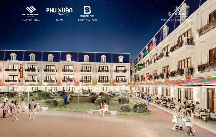 Shophouse Phú Xuân City trung tâm TP Huế chỉ từ 2ty5 thanh toán 18 tháng "đã có sổ hồng"