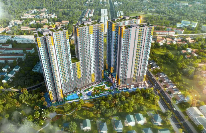 CĂN HỘ NGAY LÀNG ĐẠI HỌC THỦ ĐỨC 2PN - 1WC - 50M2 GIÁ 2 TỶ MẶT TIỀN ĐƯỜNG THỐNG NHẤT TP HCM
