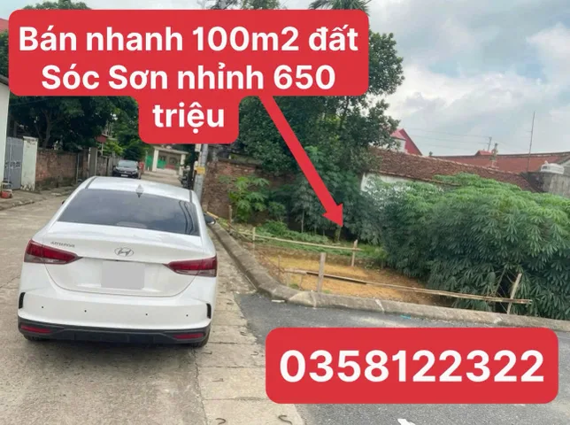 Em cần tiền mua xe oto tải cho chồng làm ăn nên muốn bán mảnh đất ở Sóc Sơn Hà Nội