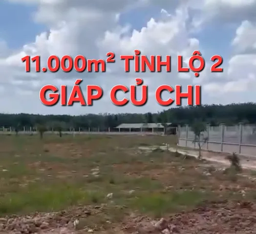 🛑Bán Đất 11.000m² mặt tiền Tỉnh Lộ 2 gần Củ Chi giá 16 tỷ tại Lộc Hưng Huyện Trảng Bàng Tây Ninh giáp Củ Chi