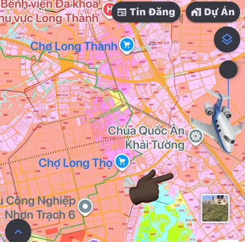 Bán Đất 93m2 có sẵn 91 m2 thổ cư giá 1.75 tỷ tại - Chọn - Xã Long Phước Huyện Long Thành Đồng Nai