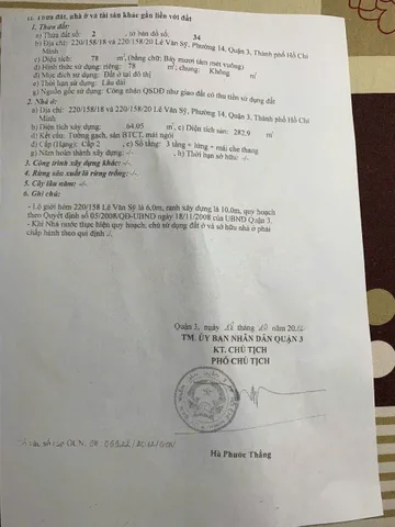 Bán Nhà Hẻm 796/7-9 Trường Sa, Phường 14, Quận 3