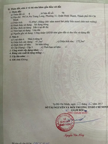 Bán Nhà Hẻm 99/3A Nơ Trang Long, P11, Bình Thạnh