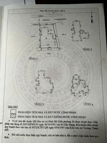 Bán Nhà Hẻm 101/3 Đinh Bộ Lĩnh, Phường 26, Bình Thạnh