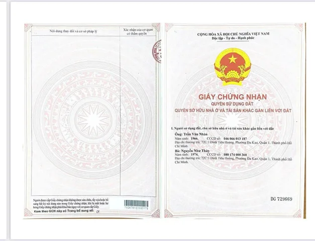 Bán Nhà Hẻm 345/41 Trần Hưng Đạo, Cầu Kho, Quận 1