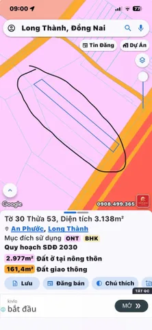 Bán Kho, nhà xưởng 10000m2 có sẵn 300 m2 thổ cư giá 18 tỷ tại - Chọn - Xã An Phước Huyện Long Thành Đồng Nai