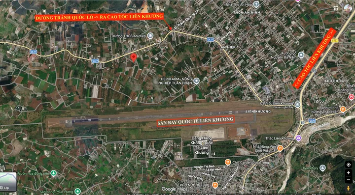 Bán Nhà riêng 232.1m2 Cách Sân Bay QT Liên Khương chỉ 5km