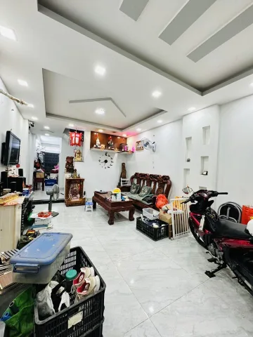 BÁN NHÀ 3 TẦNG 2 MẶT TIỀN TRƯỚC SAU LÊ CƠ ĐƯỜNG XE TẢI 4x17 CHỈ 7 TỶ8 (B1013)