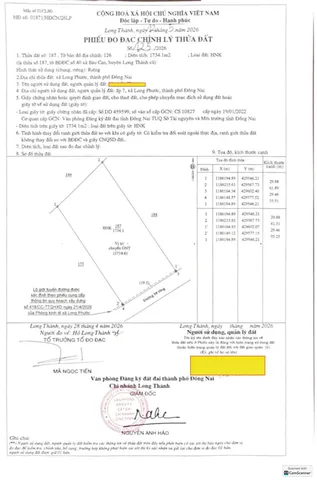 NGAY SAN BAY Bán Đất 1734m2 có sẵn 1734 m2 thổ cư giá 8.7 tỷ tại Xã Bàu Cạn Huyện Long Thành Đồng Nai . 87
