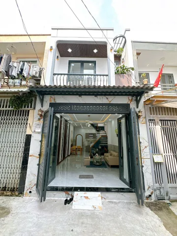 Bán nhà khu Gò Xoài, 44m2, 4x11m, 3 Tầng, 2PN, nhà mới,full NT, hẻm to