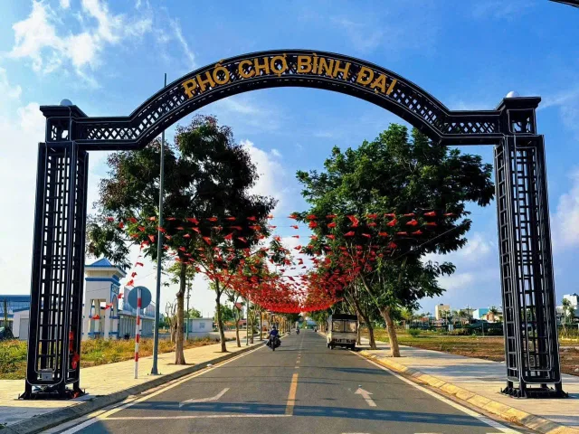 Cơ hội sở hữu đất nền tại khu phố chợ Bình Đại giá đầu tư