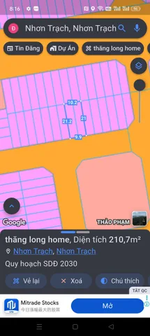 Bán Đất 104m2 có sẵn 104 m2 thổ cư giá 3.6 tỷ tại - Chọn - Xã Hiệp Phước Huyện Nhơn Trạch Đồng Nai