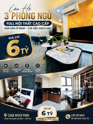 Bán Căn hộ chung cư 86m2 giá 6 tỷ tại - Chọn - Phường Hưng Thạnh Quận Cái Răng Cần Thơ