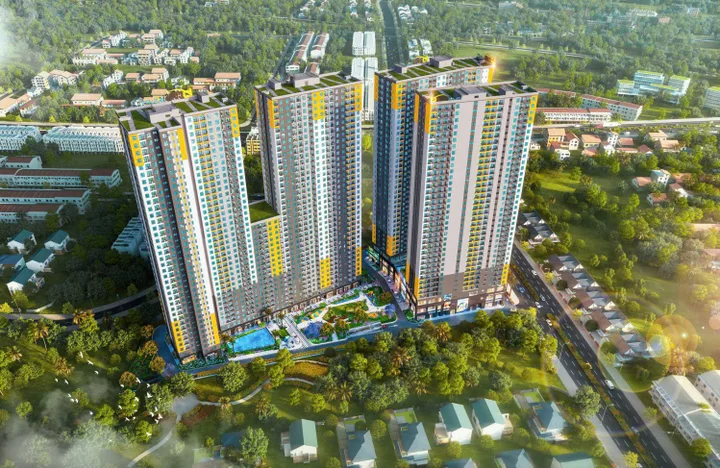 Bán Căn hộ ngay Làng Đại Học Thủ Đức 2PN - 1WC - 50m2 Giá từ 2Tỷ Phường Đông Hòa TP. Hồ Chí Minh