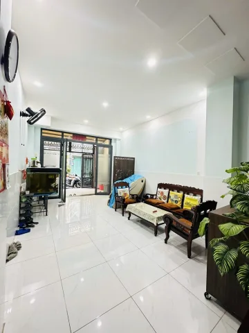 BÁN NHÀ 4 TẦNG MẶT TIỀN KDC LÊ THÀNH ĐƯỜNG TRƯỚC NHÀ 8M 4x16 CHỈ 7 TỶ 39 (B1014)