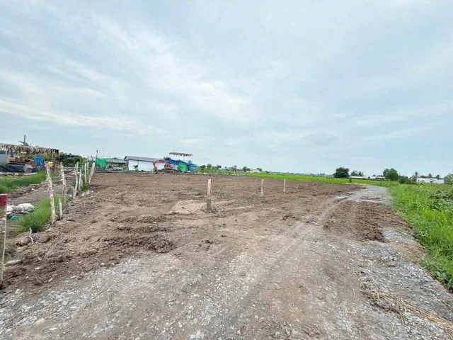 Bán Đất thổ cư 5x30 mt đá xanh 3m khu vực đông dân cư có luôn điện nước Quê Mỹ Thạnh Long An