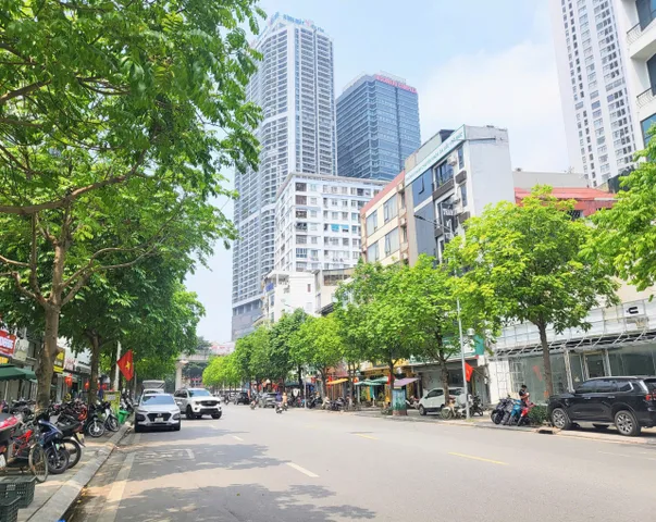 Bán nhà Mặt phố 5 tầng THANG MÁY tại TRƯƠNG CÔNG GIAI. Nhà đẹp, vỉa hè rộng. Kinh doanh tốt.
