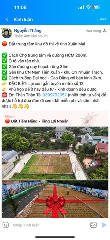 Bán Đất 100m2 có sẵn 100 m2 thổ cư giá 1.44 tỷ tại - Chọn - - Chọn - Xã Xuân Mai Hà Nội