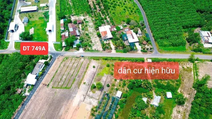 Bán Đất 250m2 có sẵn 60 m2 thổ cư giá 545 triệu tại - Chọn - Xã Minh Thạnh Huyện Dầu Tiếng Bình Dương