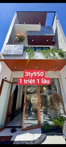 Bán nhà 1 lầu 1 trệt sr hoàn công 3.95 tỷ , 3 ph ngủ, đối diện chợ Tân Phong