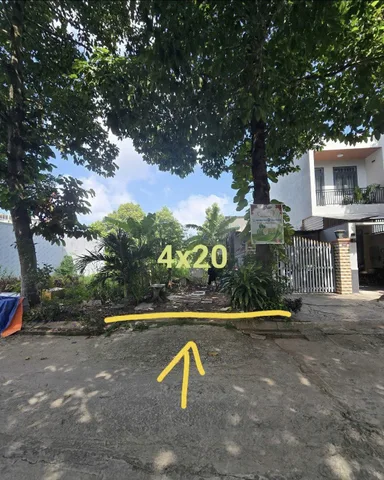 Đất nền thổ cư ĐS12 80m2 (4x20) KDC 135, thị trấn Bến Lức, Long An, giá đầu tư 2,05 tỷ TLCC