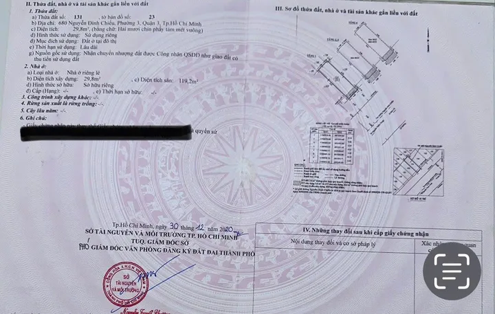 Bán Nhà Mặt Tiền 680-682 Nguyễn Đình Chiểu, P3, Q3