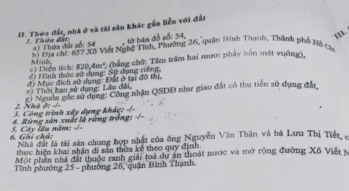 Bán Nhà Mặt Tiền 657 Xô Viết Nghệ Tĩnh, P.26, Bình Thạnh