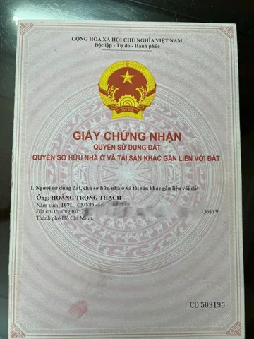 Bán Nhà Hẻm 37/16 Đường Số 2, Tăng Nhơn Phú, Q9