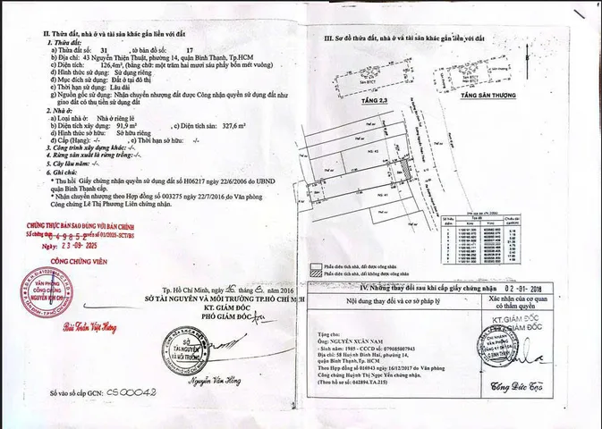 Bán Nhà Mặt Tiền 43 Nguyễn Thiện Thuật, P14, Bình Thạnh