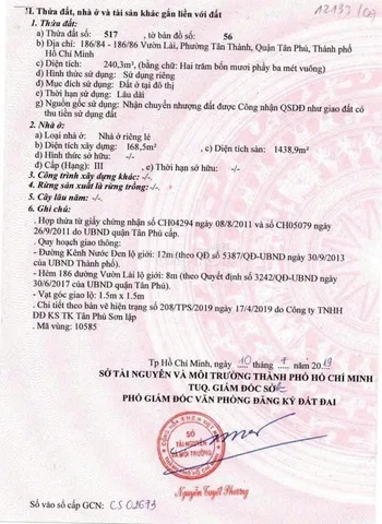 Bán Nhà Mặt Tiền 47A Tân Hương, Tân Thành, Tân Phú