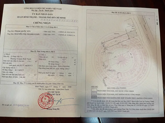 Bán Nhà Mặt Tiền 25 Phan Văn Trị, Phường 14, Quận Bình Thạnh