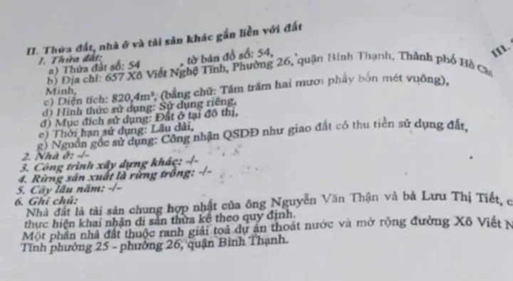 Bán Nhà Mặt Tiền 657 Xô Viết Nghệ Tĩnh, P.26, Bình Thạnh