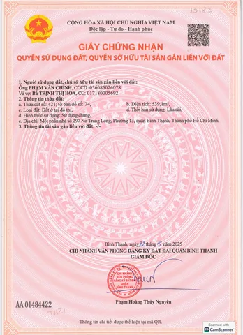 Bán Nhà Mặt Tiền 297 Nơ Trang Long, Phường 13, Bình Thạnh