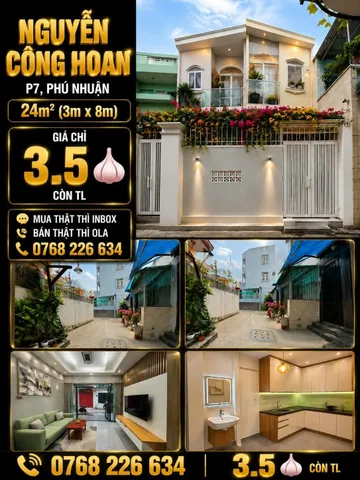 Bán Nhà riêng 24m2 có sẵn 24 m2 thổ cư giá 3.5 tỷ tại - Chọn - Phường 07 Quận Phú Nhuận TP. Hồ Chí Minh