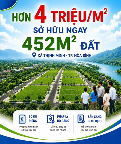 hơn 400M² MẶT TIỀN RỘNG 25m-35m– SÁT ÔNG LỚN PHÚ HƯNG KHANG (PHÚ MỸ HƯNG), BÁM SÔNG ĐÀ, GIÁ HƠN 4 TRIỆU/M² 🔥