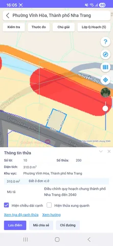 Bán đất khu biệt thự Đông Mương, Khu dân cư Đường Đệ, Phường Vĩnh Hòa, Nha Trang