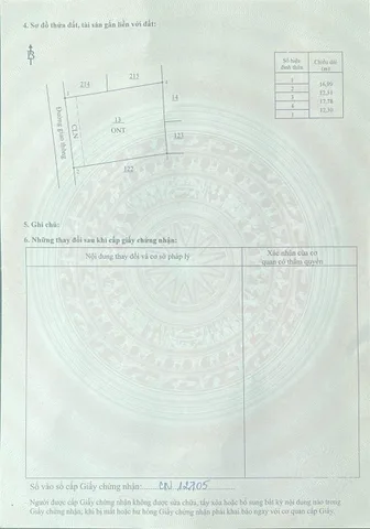 Bán Đất 105.3m2 có sẵn 105.3 m2 thổ cư giá 1.8 tỷ tại Xã Long Phước Huyện Long Thành Đồng Nai