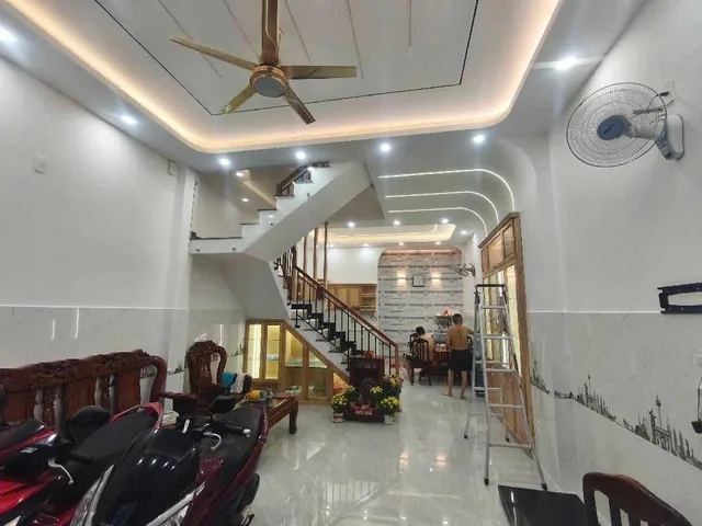 NHÀ MỚI HOÀN THIỆN - 3 TẦNG 55M2 -HẺM XE HƠI THÔNG - SÁT QUỐC LỘ  1A