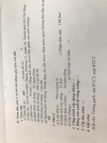 Bán Nhà Hẻm 343/46 Tô Hiến Thành, P.12, Q.10
